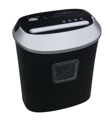 10-blad klein papier/CD/kredietkaart shredder met 20,8L afvalbak capaciteit en venster normaal